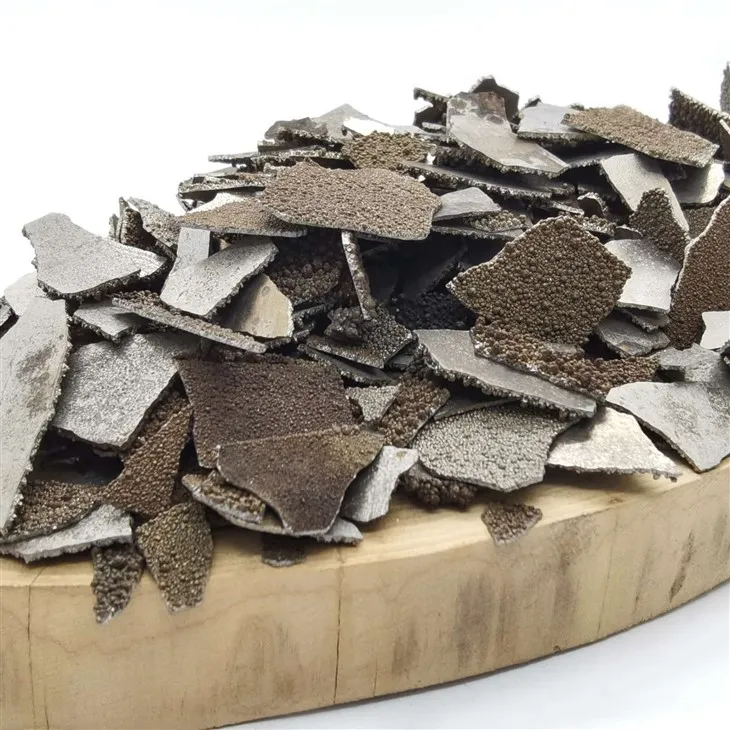 Elektrolytiska manganflingor